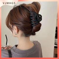 VJMHGS 4pcs ด้ามจับที่แข็งแรง คลิปกรงเล็บปลาหมึก อุปกรณ์เสริมผม สีธรรมชาติสี คลิปขากรรไกรกันลื่น สะดวกสบายๆ คลิปผมเคลือบ สาวสาวใหญ่