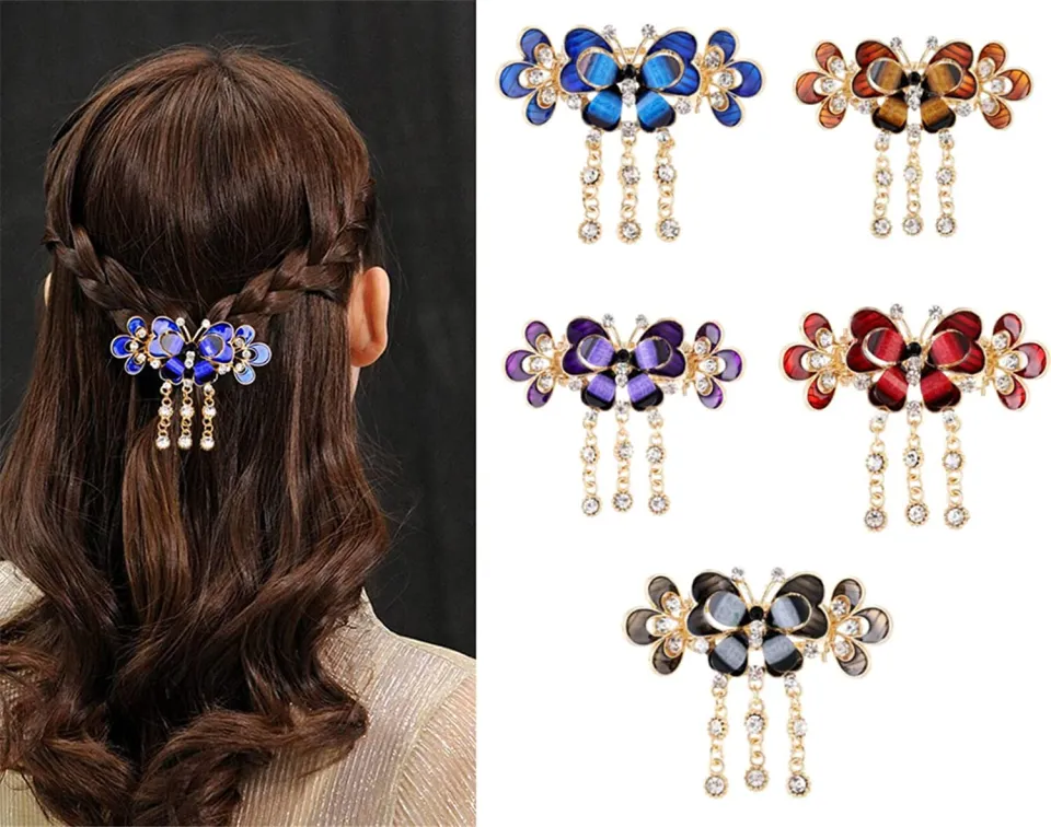 Muylinda Vintage Colorful Shining Crystal Rhinestone Butterfly