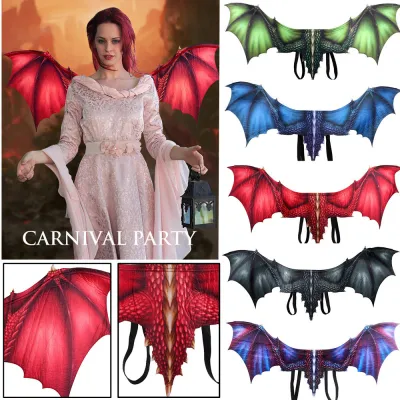 Carnival Dress Up Devil Party Mardi Gras Costume Dragon Wing Fancy Halloween Costume