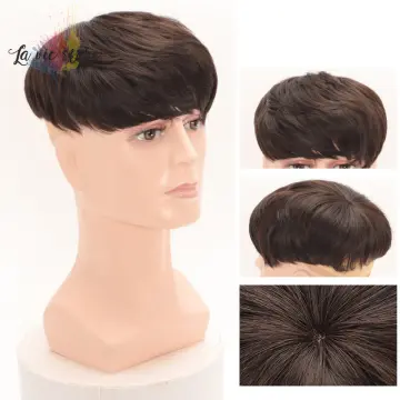 Mẫu tóc giả nam mới tóc giả nam dán vào da đầu chất lượng cao giá rẻ tại  Việt Nam
