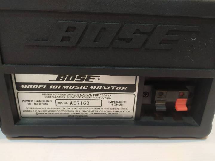 ลำโพงมอนิเตอร์ขนาดเล็ก-bose-101-model-101-music-monitors-ดอกขนาด-4-5-นิ้ว-กำลัง10-80-วัตต์-ที่-4-8-โอห์ม-รับประกันคุณภาพ