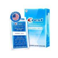 Crest 1กล่องมี10คู่ แผ่นฟอกฟันรุ่นเข้มข้นจากอเมริกา เพื่อทำให้ฟันขาวขึ้น ขาวขึ้น ขจัดสีเหลืองและขจัดคราบฟัน