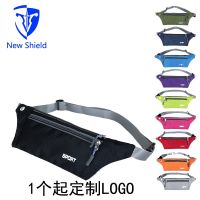 [COD] Cross-border sports waist bag mens waterproof fitness mobile phone chest womens outdoor running Messenger trendy customization