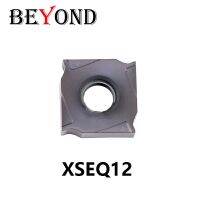 BEYOND XSEQ1202 XSEQ1203 XSEQ12T3 XSEQ1204 XSEQ12T4 เม็ดมีดคาร์ไบด์สามขอบ CNC XSEQ 1202 1203 12T3 1204 12T4 เครื่องตัด