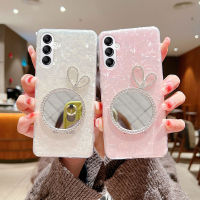 เคสโทรศัพท์Samsung A54 5G A34 5G A24 A14 5G M14 5G รูปแบบที่สวยงามพร้อมกระจกแต่งหน้ากระต่ายน่ารักตกแต่งเคสใส่โทรศัพท์ Galaxy A54 5G A34 5G A14 5G M14 5G ฝาครอบโทรศัพท์