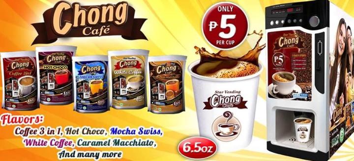 chong coffee vending machine