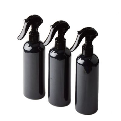 20x 300ml Big Empty Black Plastic Bottle With Trigger Mist Spray For Cleaning Beauty Hair Salon Tool Plants Flower Water Sprayer