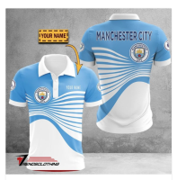 New Premier League powerhouse, Triple Crown Manchester-City 2023 new design 3D POLO SHIRT (contact online for free customization) -NO.HGFSJH4W9