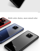 GOOGLEHITECH [ส่งจากไทย] Huawei Mate 20 หรูหราสมาร์ทบางกรณีที่มีความยืดหยุ่นซิลิโคนอ่อนนุ่มขอบกรอบโทรศัพท์เดิมกลับ coque, ปก, เคลือบนุ่มพีซีนุ่มบา เคสโทรศัพท์ฝาหลัง