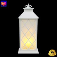 ตะเกียงเทียนพลาสติก LED PARIS KASSA HOME รุ่น B5228 ขนาด 13 x 13 x 30 ซม. สีขาว  *** *** *** (( สินค้าคุณภาพ มีบริการเก็บเงินปลายทาง )) *** *** ***