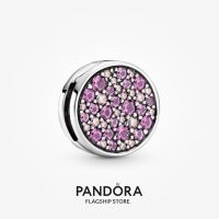 Official Store Pandora Reflexions Pink Pavé Clip Charm