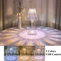 16 Color Changing Diamond Table lamp USB Remote Night Lights for Bedroom Living Room Christmas Decor Atmosphere Desk lamps Gift