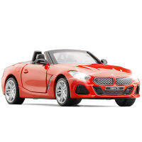 โมเดลรถโลหะผสมรถ Z4 BMW ขนาด1:32 M40I ของเล่นรถ Diecast เบาและเสียงประกอบสำหรับเป็นของขวัญวันเกิดของคอลเลกชันรถ Kids Toys