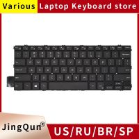 ◊✶ US Russian Brazil Notebook Laptop Keyboard For Dell Inspiron P92G P93G Latitude 3400 P111G Vostro 5481 5480 P77F backlight