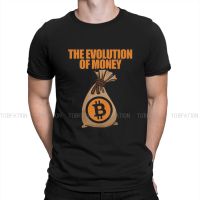 Bag Casual Tshirt The Evolution Of Money Bitcoin Btc Printing Tops Comfortable T Shirt Men Tee Unique Gift Clothes