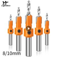 【DT】hot！ Milling Cutter 2.8 3 3.2 3.5 4 8mm 10mm Wood Countersink Router Bit Set Screw Extractor Bits Machinery Accessories Tools