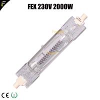 สีเหลืองไฟหน้าหลอดไฟ FEX 230โวลต์2000วัตต์ทัศน์ภาพยนตร์การถ่ายภาพทางการแพทย์โคมไฟหลอดไฟ3200พัน RX7S ซ็อกเก็ต