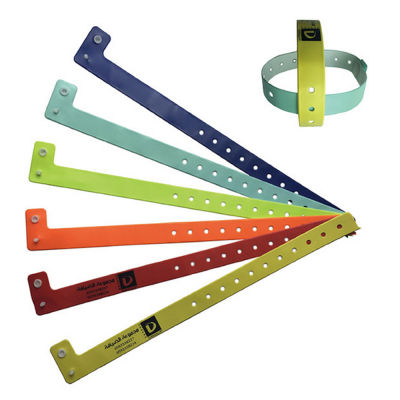100pcs L shape pvc material vinyl wristbandbracelet, wristbands for events, festival wristbands
