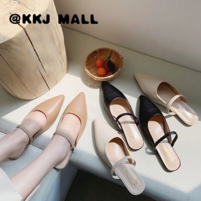 KKJ MALL รองเท้า ผู้หญิง รองเท้าเปิดส้น รองเท้า แตะ รองเทัาแตะหญิง 2022 ใหม่ 011909