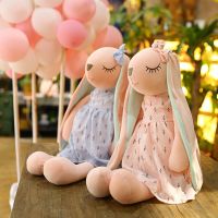 Plush Toys For Kids Girl Baby Soft Stuffed Rabbit Long Ear Bunny Soothe Infant Animals Dolls Appease Newborn Sleeping Toys Gifts