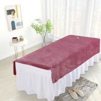 【hot】！ Thickened Bed Sheets Massage Table Cover Bedspread Soft With/no Hole