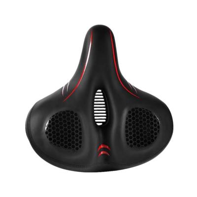 Bike Seat Cushion Comfortable High-Density Foam Bicycle Cushion Seats Shock Absorbing Breathable Hollow Bike Seats Universal Fit Exercise Mountain Road Bikes vividly