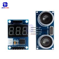 【‘= Diymore HC-SR04P/SR04 Ultrasonic Sensor HC-SR04 Measuring Distance Sensor LED Display Module For Arduino  Robot