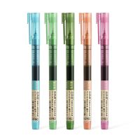 1pc Morandi Pulpen Gel Rollerball 0.5mm 5 Warna Untuk Menulis