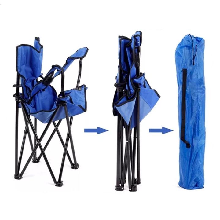 เก้าอี้ปิคนิค-เก้าอี้สนามพับได้-เก้าอี้สนามพกพา-pae2261-foldable-camping-chair-พร้อมที่วางแขนและแก้วด้านข้าง