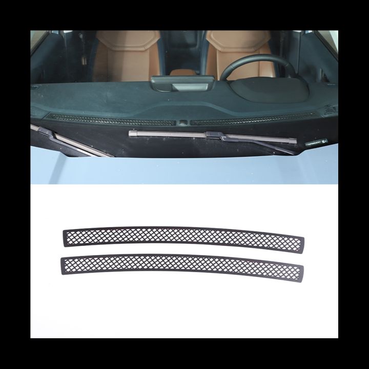 for-ford-maverick-2022-stainless-steel-dashboard-air-outlet-anti-blocking-mesh-dust-grille-car-interior-accessories