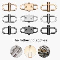 【CC】۞♟℗  1PC Metal Buckle Clip Use Adjustable Chain Short Crossbody Handbag Length Shorten Accessories