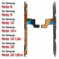 Volume Flex Cable สําหรับ Samsung Galaxy Note 10 Lite 10+ Plus 20 Ultra 5G 8 9 สวิตช์ซ่อมปุ่มด้านข้างเปิดปิดอะไหล่