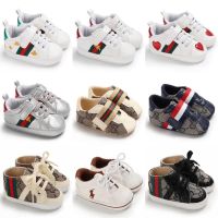 【hot sale】 ▬ C19 Newborn Childrens Shoes Boys And Girls Fashion Soft Soled PU Sneakers First Crib moccasins boys casual walking shoes