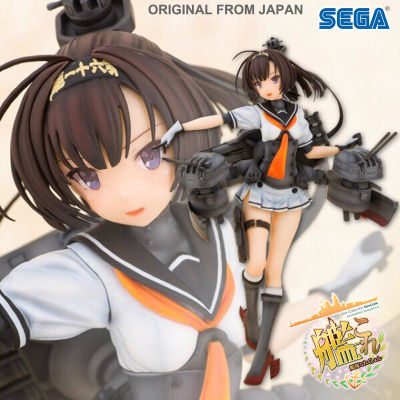 Figure ฟิกเกอร์ งานแท้ 100% Sega Kantai Collection Kancolle คันไตคอลเลกชัน เรือรบ โมเอะ คังโคเระ Akizuki Kai อากิซึกิ ไค ชุดนักเรียน Ver Original from Japan Anime อนิเมะ การ์ตูน มังงะ คอลเลกชัน ของขวัญ Gift New Collection Doll ตุ๊กตา manga Model โมเดล