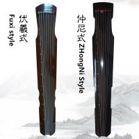 【 Muzik บูลัน】เซเว่น Angel Cina Guqin Fuzhongni HunDun A Lyre 7 Tali Purxi Zba Zither Cina. กีตาร์ Muzik Instrumen Zither