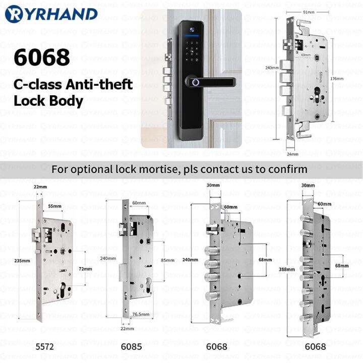 yrhand-tuya-ล็อควิดีโอ-wifi-อินเตอร์คอมอิเล็กทรอนิกส์ดิจิตอลรีโมตปลดล็อค-biometrics-กันน้ำสมาร์ทอินเตอร์คอมสำหรับบ้าน