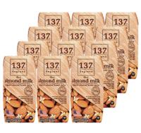 137 degrees Almond Milk Original 137 ดีกรี นมอัลมอนด์ รสออริจินอล 180ml. x 12กล่อง (ยกลัง)