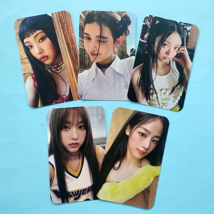 5pcs/set NewJeans photocards Attention collection card Postcard Small ...