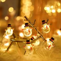 LED Christmas Lights Garland Battery Powered Fairy Light 2M 20LEDs Festoon Garden Party Xmas Tree Living Room New Years Decor