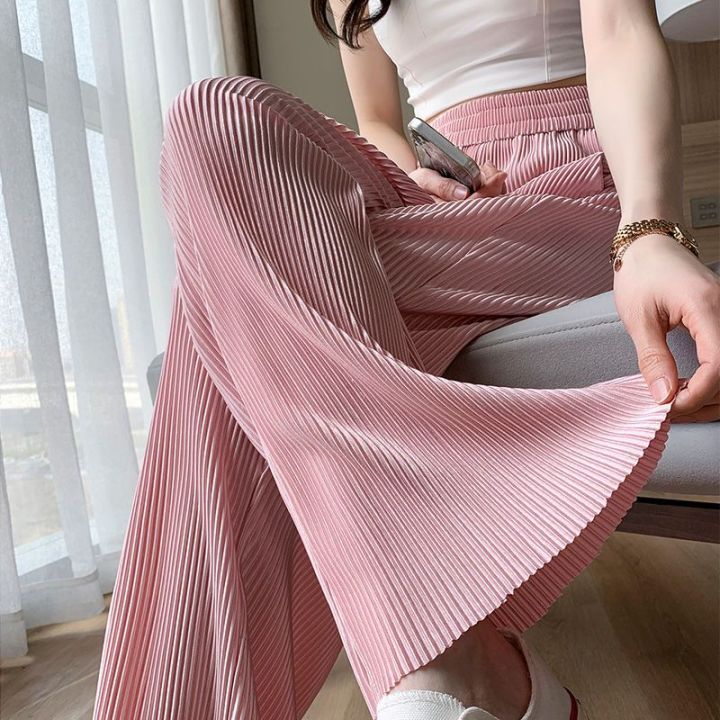Cropped pleated dress pants - Yedina