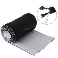 Cable Management Sleeve Flexible Neoprene Wrap Wire Cord Hider Cover Organizer