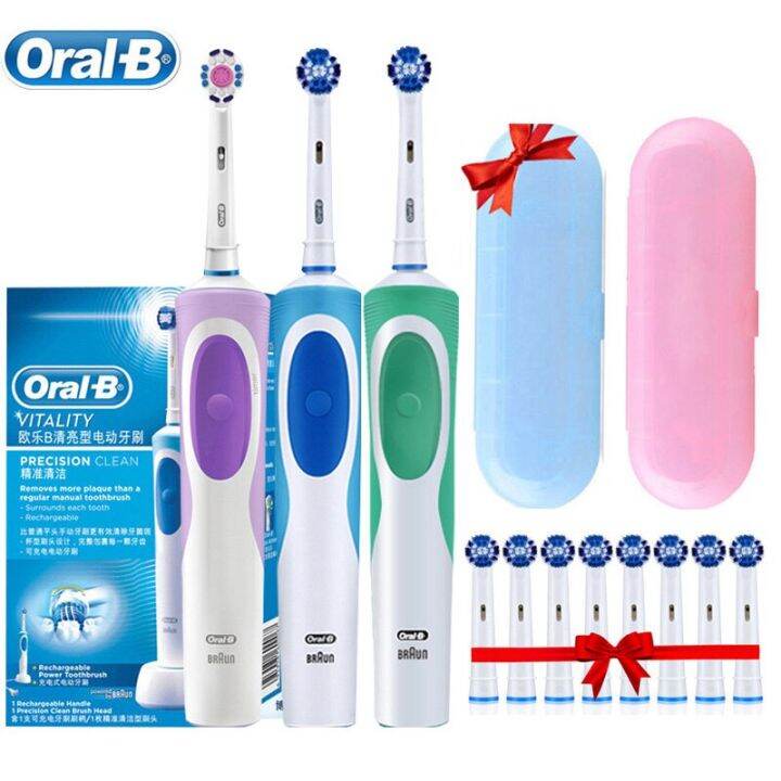 Oral B D12 Vitality Dual Clean Electric Toothbrush Rotation Vibration ...