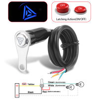 Motorcycle Scooter ON-OFF Hazard Light 5 wire Switch Emergency Warning Flasher Button Waterproof Switches Electric Bicycle