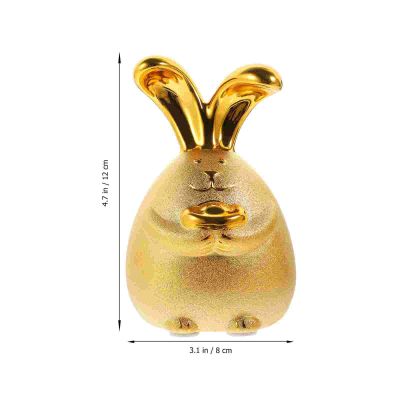 ◈۞ Presente decorativo do recipiente zodíaco banco mealheiro em forma de coelho