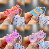 ஐ㍿✲ 2PCS Cartoon Disney Mickey Sequins Girl Cute Kids Elastic Hair Bands Children Hair Ties Princess Hair Accessories Baby Headwear