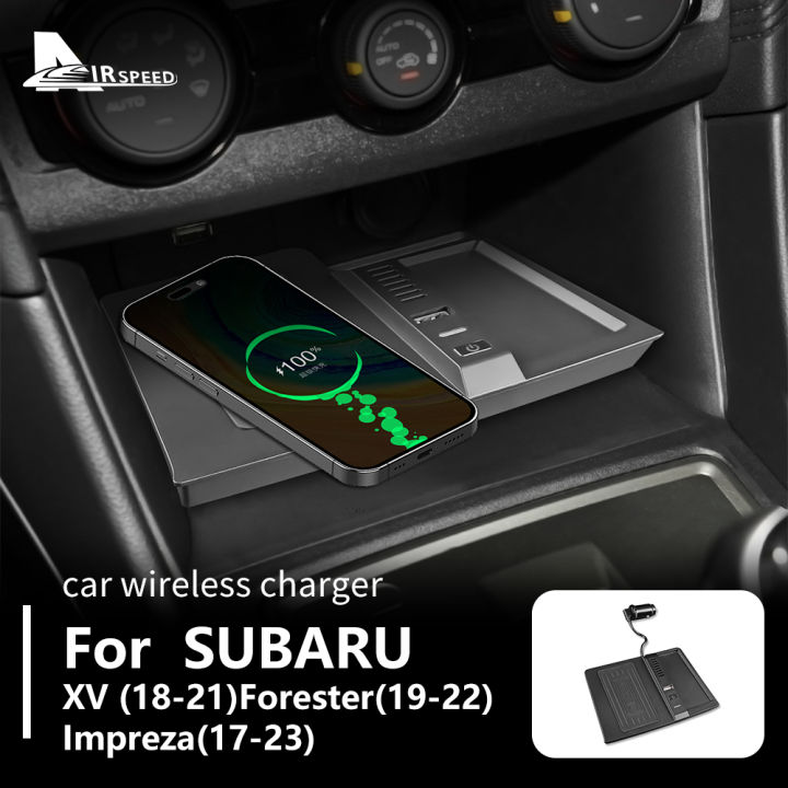 Car Wireless Charger For Subaru XV 2018-2021 Forester 2019-2022 Impreza ...