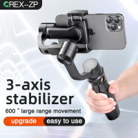 Stabilizer Gimbal Ponsel Cerdas AOCHUAN X กิมบอลโทรศัพท์3แกนสำหรับ Xiaomi iPhone 14 Pro Max, YouTube TikTok Vlog กล้องถ่ายวิดีโอ