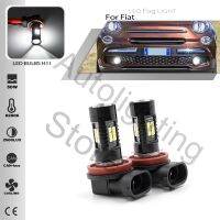 【CW】2PCS For FIAT 500X 500L BRAVO II Hatchback 2014-up H8 H11 LED Fog Light Bulbs Canbus H8 H11 Driving Lamp 500X Headlamp White 12V