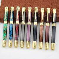 1pc Luxury ink pen 8038 fine nib financial students practice calligraphy pen iridium fountain pen gift pen 8 colors gift box  Pens