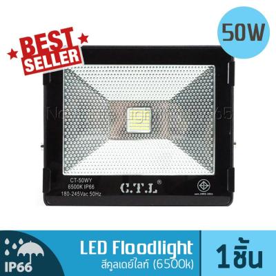 NAVIGATE Floodlight LED อเนกประสงค์ 50 วัตต์ สีคูลเดย์ไลท์ Daylight (6500K)